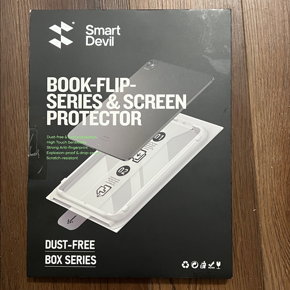 New Sealed Book-Flip Series Screen Protector iPad Air 11 inch 2024 model M2 chip